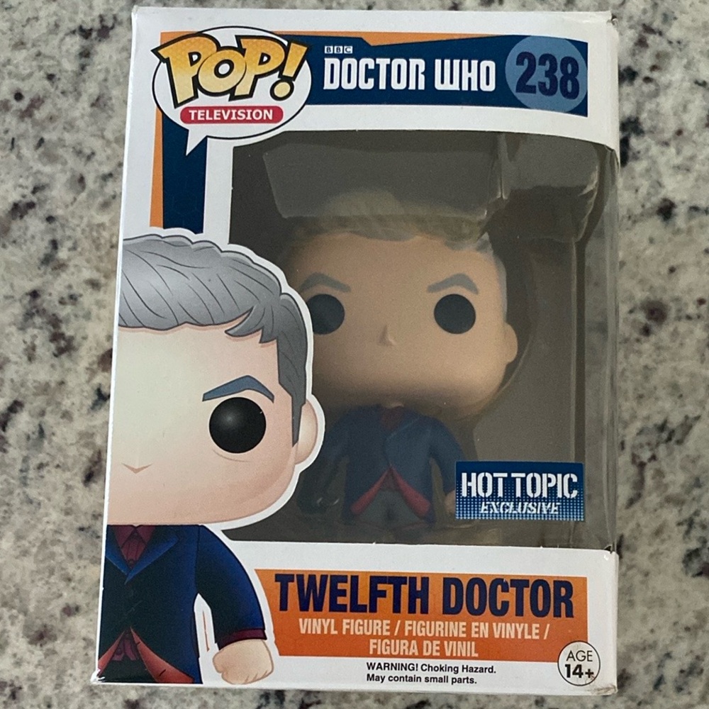 Funko Pop! Doctor Who Twelfth Doctor Vinyl Figure Hot Topic Exclusive